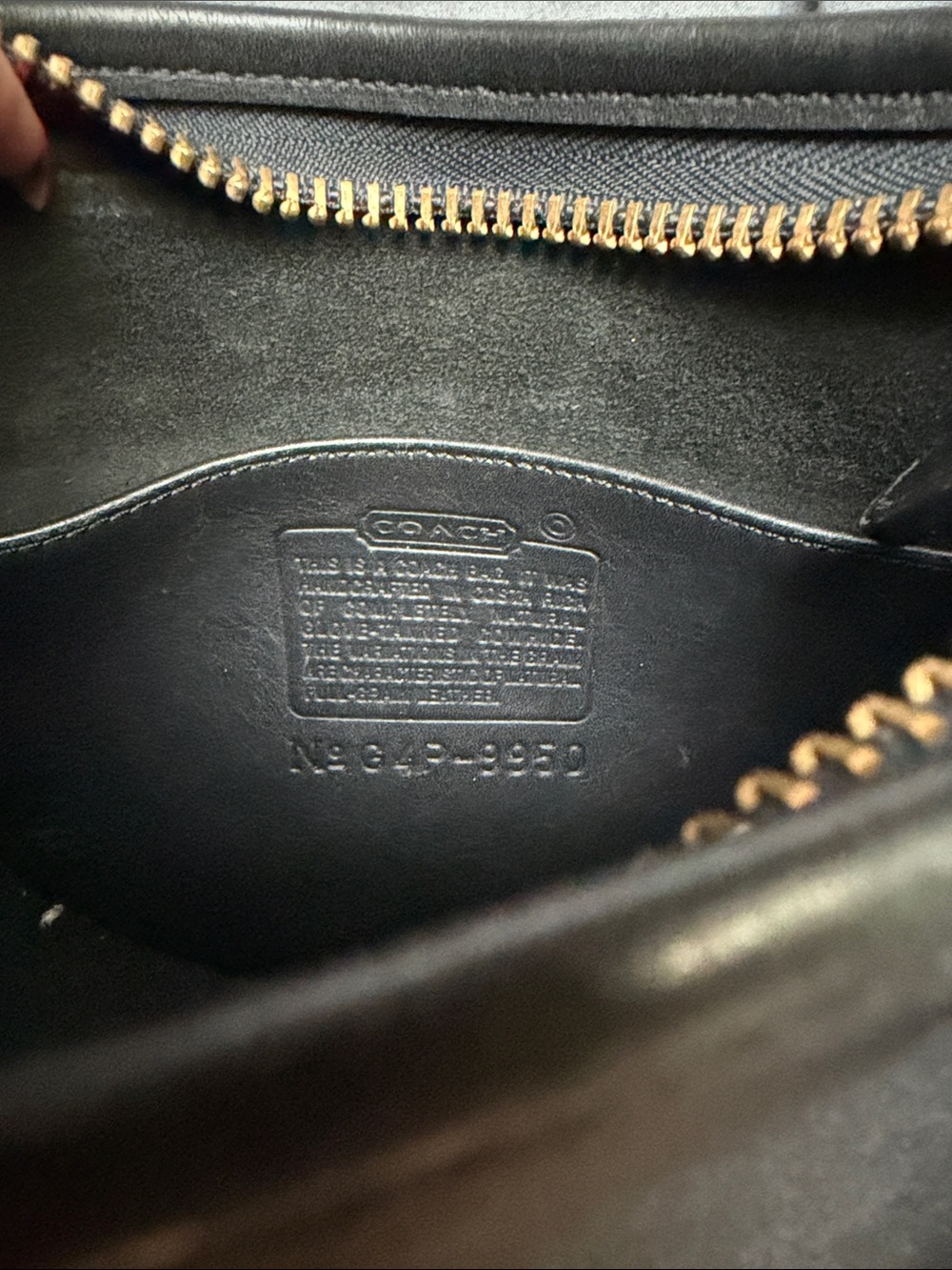 Coach Black Leather Adjustable Strap Crossbody - Picture 9 of 12